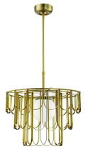  54992-SB - Melody 1 Light Pendant in Satin Brass