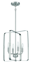  56034-BNK - Stowe 4 Light Foyer in Brushed Polished Nickel
