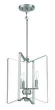  56133-BNK - Shayna 3 Light Foyer in Brushed Polished Nickel