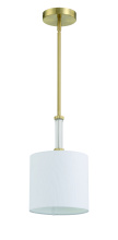  58291-SB - Fortuna 1 Light Mini Pendant in Satin Brass