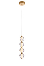  59490-SB-LED - Jackie 4 Light LED Pendant in Satin Brass