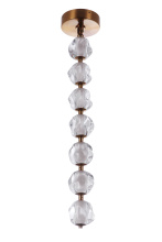  59491-SB-LED - Jackie 7 Light LED Pendant in Satin Brass