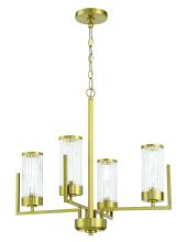  60124-SB - Requires 4 Candelabra Base 60 Watt Bulbs (Not Included)
