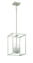  60634-BNK - Signature Foyer 4 Light 14" Foyer in Brushed Polished Nickel