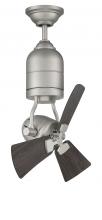  BW318BNK3 - Bellows Uno 18" 3-Blade Ceiling Fan in Brushed Polished Nickel w/ Greywood Blades