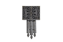  CA3-RC - Westminster Carved Short Chime in Hand Painted Renaissance Crackle