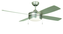  LAV44BN4LK-LED - Laval 44" 4-Blade Ceiling Fan in Brushed Nickel w/ Brushed Nickel/Maple Blades