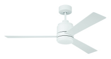  MCY52W3 - McCoy 52" 3-Blade Celling Fan in White w/ White Blades; Light Kit Included (optional)