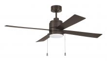  OMCY52CBZ4-PC - Outdoor McCoy 52" 4-Blade Indoor/Outdoor (Wet) Ceiling Fan w/ Pull Chain in Classic Bronze