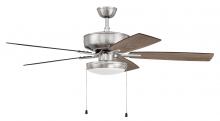  P119BNK5-52DWGWN - Pro Plus 119 52" 5-Blade Ceiling Fan in Brushed Polished Nickel w/ Driftwood/Grey Walnut Blades
