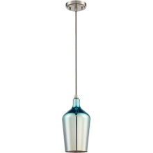  P720BNK1 - 6" 1 Light Mini Pendant in Brushed Polished Nickel