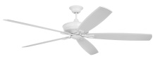  SNT72MWW5 - 72" Santori Indoor/Outdoor (Damp) in Matte White w/ White Blades