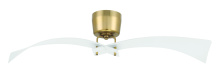  TRN52WSB2 - 52" Tern in White/Satin Brass w/ White Blades