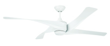  VNN58W4 - Venn 58" 4-Blade Indoor/Outdoor (Damp) Ceiling Fan in White w/ White Blades