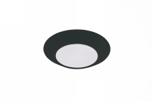  X9304-FB-LED - Slim Line 4" (5.9" Overall) 1 Light LED Flush in Flat Black