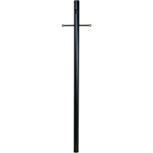  Z8792-TB - 84" Smooth Direct Burial Post w/ Photocell in Textured Black