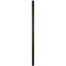  Z8990-TB - 84" Fluted Direct Burial Post in Textured Black