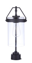  ZA3315-MN - Franklin 1 Light Outdoor Post Mount in Midnight
