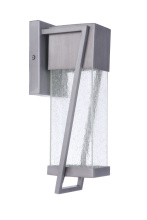  ZA4404-BT-LED - Bryce 1 Light Small Outdoor LED Wall Lantern in Brushed Titanium