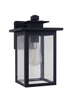  ZA7014-TB - Rock Creek 1 Light 12" Outdoor Wall Lantern in Textured Black