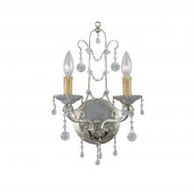  4612-SL - Paris Market 2 Light Silver Leaf Sconce