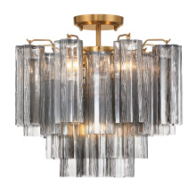  ADD-300-AG-SM_CEILING - Addis 4 Light Aged Brass Semi Flush Mount