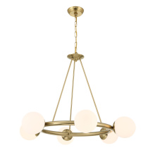  ED0161006VG - Maverick 6 Light Vibrant Gold Chandelier