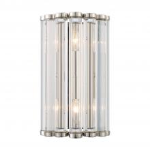  ELL-B3002-PN - Libby Langdon Elliot 2 Light Polished Nickel Sconce