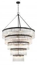  EMO-5430-BF - Emory 30 Light Black Forged Chandelier