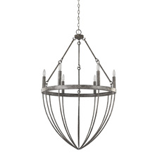  IN11391ASH - Harlow 6-Light Chandelier