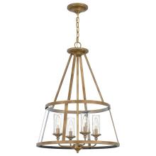  BAW1820WS - Barlow 4-Light Weathered Brass Pendant Light