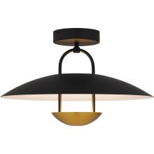  BIN1718MBK - Bingham Semi-Flush Mount