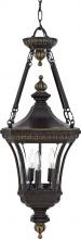  DE1490IB - Devon 3-Light Imperial Bronze Outdoor Hanging Lantern