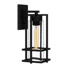  DMN8406EK - Damien 1-Light Earth Black Outdoor Wall Lantern