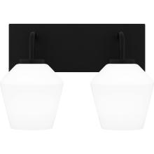  NIE8613MBK - Nielson 2-Light Matte Black Bath Light
