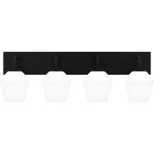 NIE8629MBK - Nielson 4-Light Matte Black Bath Light