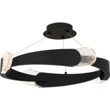  PCSAF1724MBK - Saffron Semi-Flush Mount