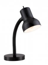  57/059 - Goose Neck Desk Lamp; GU24 Bulb Base; Black Finish