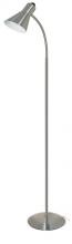  60/807 - Gooseneck Floor Lamp - 1 Light - Brushed Nickel