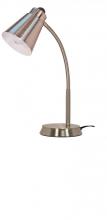  60/830 - Large Gooseneck Desk Lamp - 1 Light - Brushed Nickel