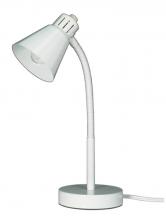  60/841 - Small Gooseneck Desk Lamp - 1 Light - White