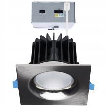  S11675 - 16/20/24 Watt LED Remote Driver Downlight; 27K/30K/35K/40K/50K CCT; Field Selectable; Square;