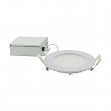  S11826 - 10 Watt; LED Direct Wire Downlight; Edge-lit; 4 inch; CCT Selectable; 120 volt; Dimmable; Round;