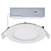  S11826R1 - 10 Watt LED Direct Wire Downlight; Edge-lit; 4-Inch; CCT Selectable; Round; Remote Driver