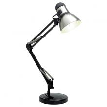  SF76/358 - Swing Arm Drafting Lamp; 1 Light; Steel / Black; Adjustable height