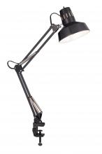  SF76/359 - Swing Arm Drafting Lamp - 1 Light - Black; Adjustable height; Clamp base