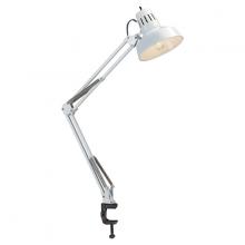  SF76/360 - Swing Arm Drafting Lamp - 1 Light - White Adjustable height; Clamp base