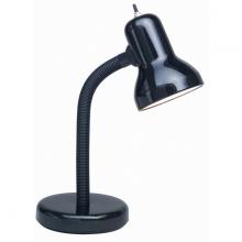  SF77/537 - Goose Neck Desk Lamp; Black Finish