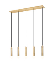  1956P-5L-MGLD - 5 Light Linear Chandelier