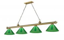  2306-4RB-PGR - 4 Light Billiard